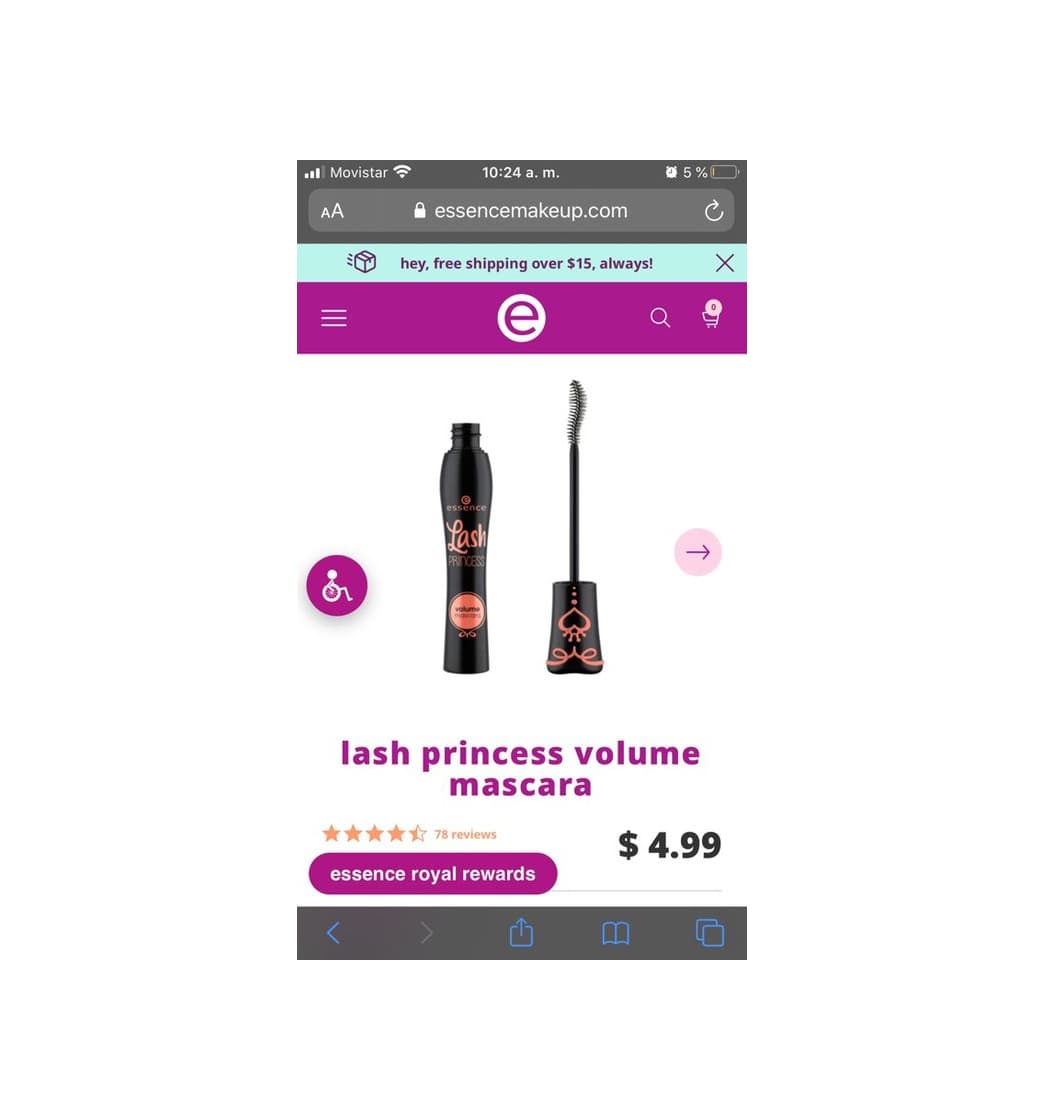 Product #lashes of the day super volume mascara – essence makeup