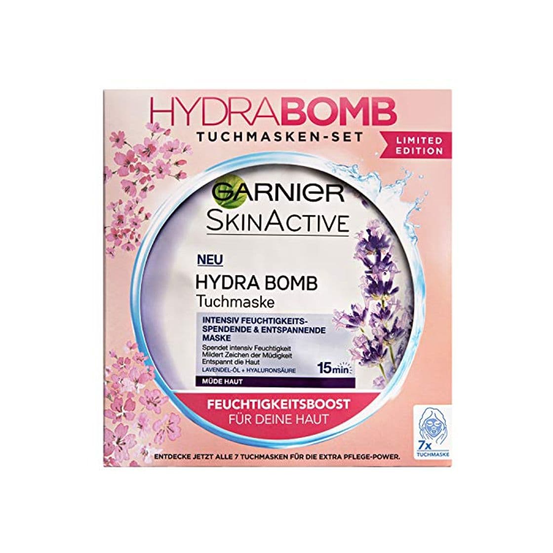 Belleza Garnier Hydra Bomb Toalla Máscaras Set