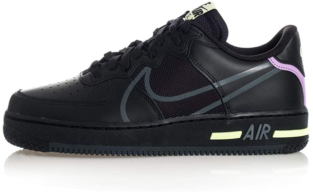 Fashion Zapatillas Nike Air Force 1 React Black