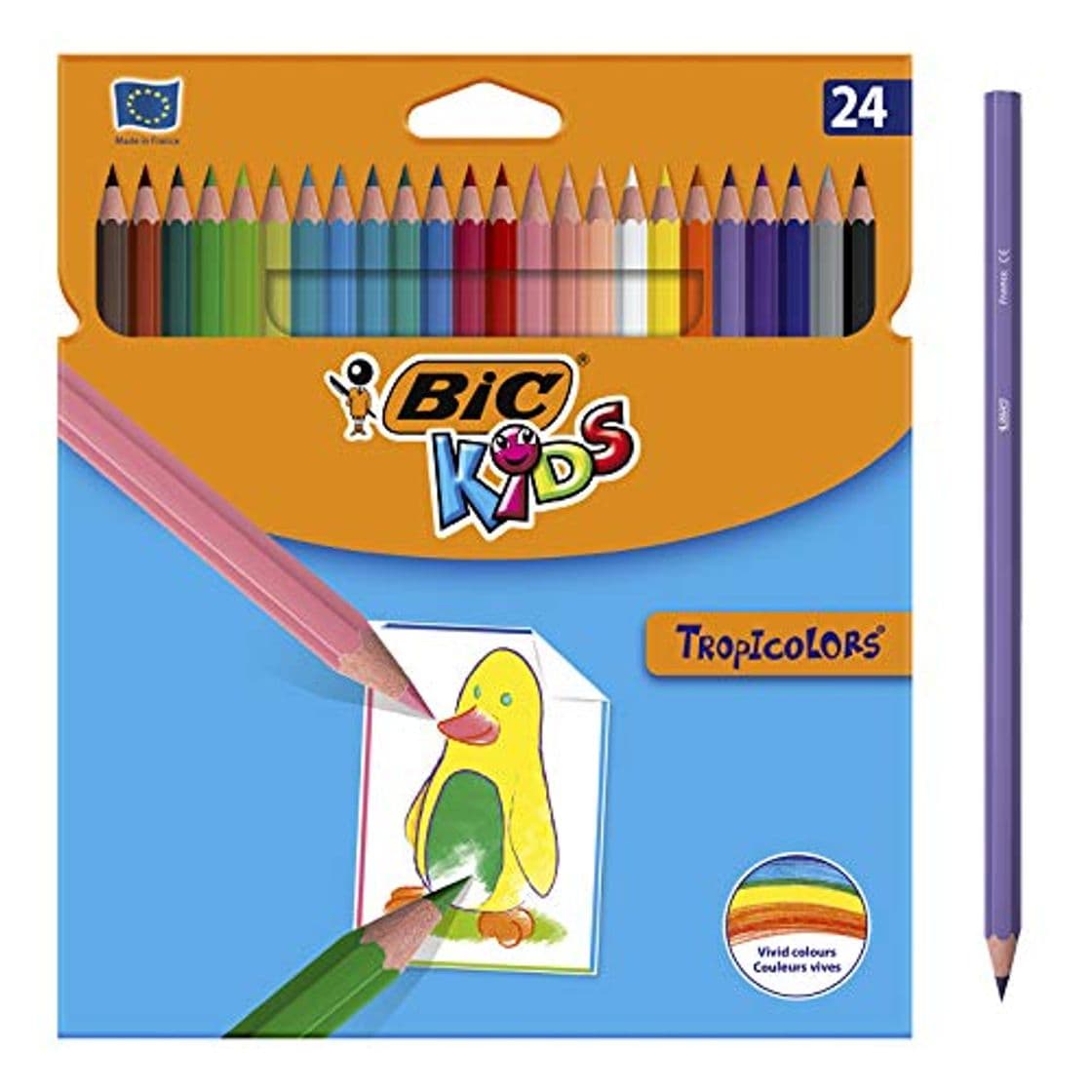 Producto BIC Kids Tropicolors - Blíster de 24 unidades