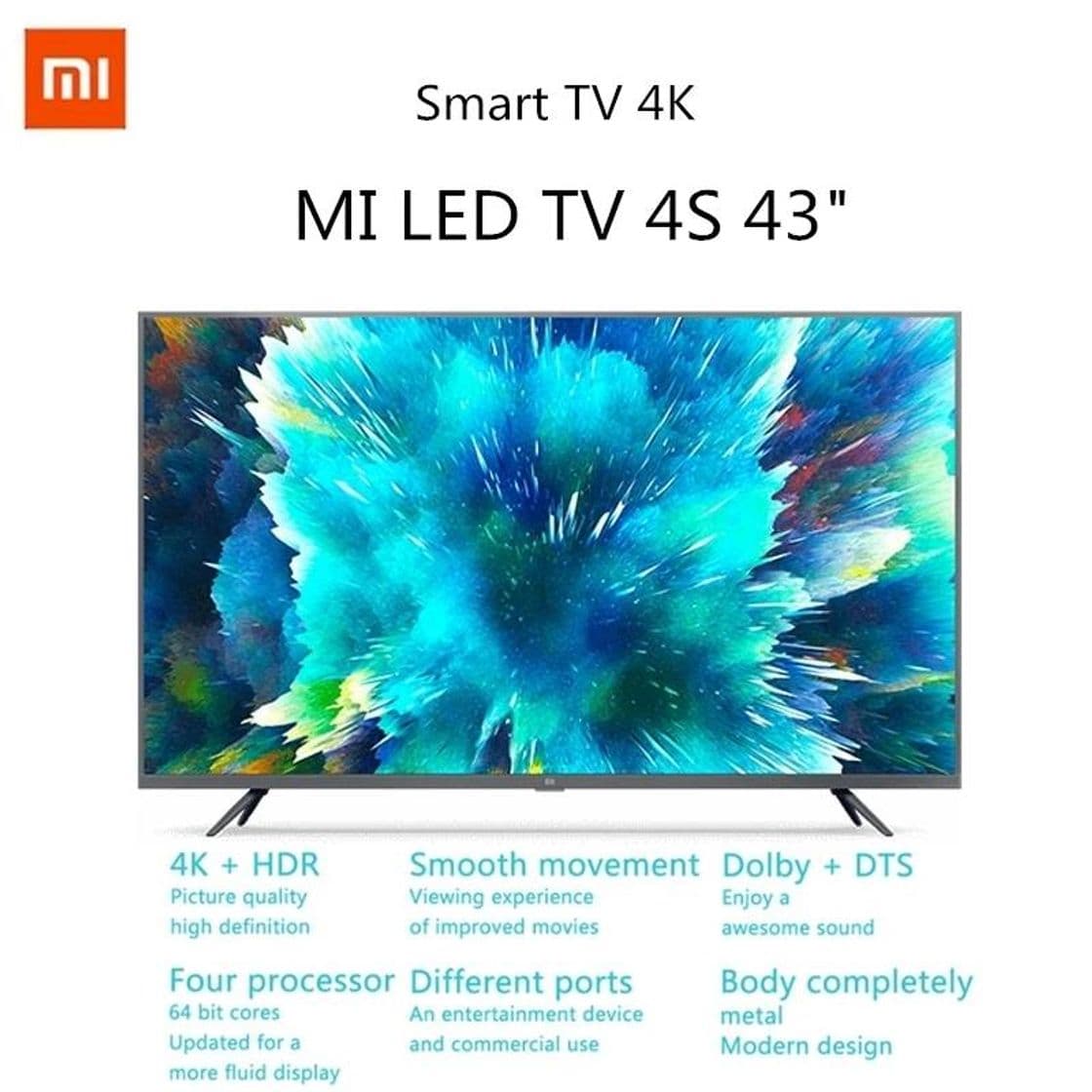 Moda Xiaomi MI TV smart tv 4k