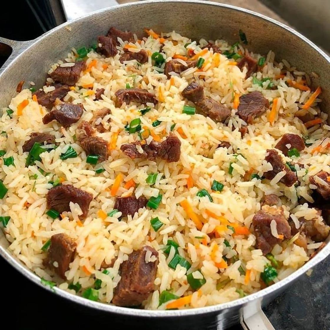 Moda Arroz com de carne de sol vocês gostam??? 