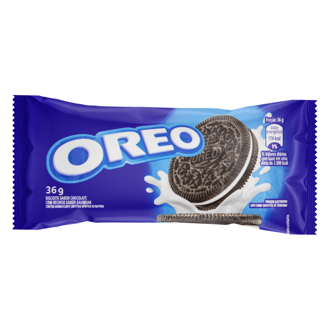 Moda Biscoito OREO Recheado com Baunilha Original Pacote 90g ...