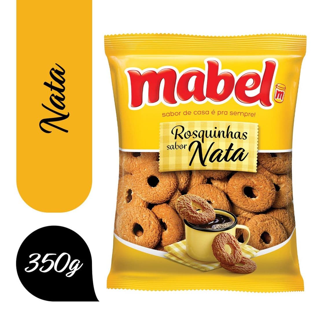 Moda Biscoito Rosquinha Nata Mabel Pacote 350g | Clube Extra