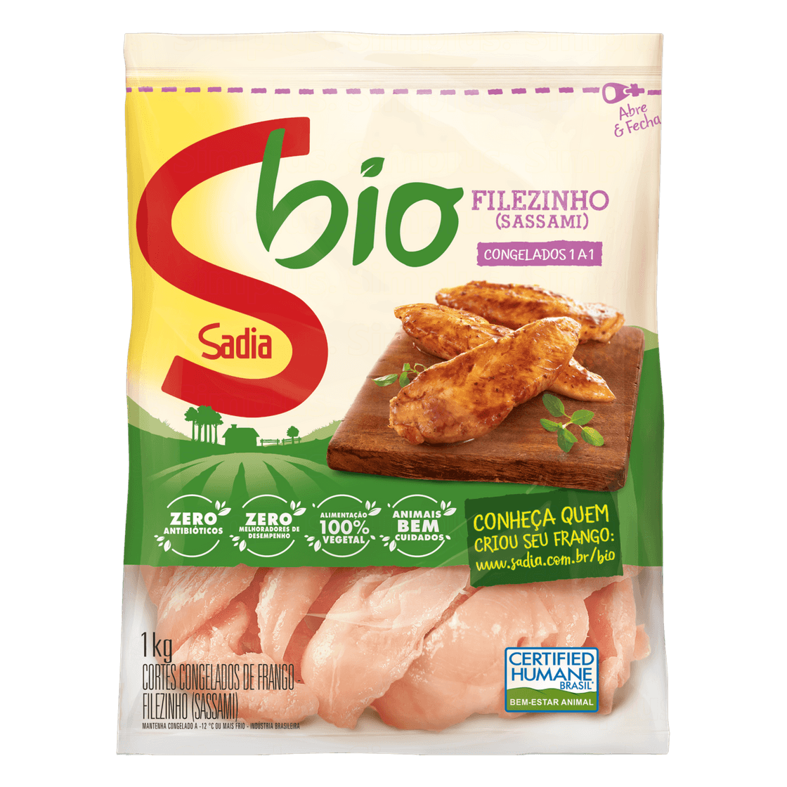 Moda Filezinho Sassami de Frango Congelado SADIA 1kg | Clube Extra