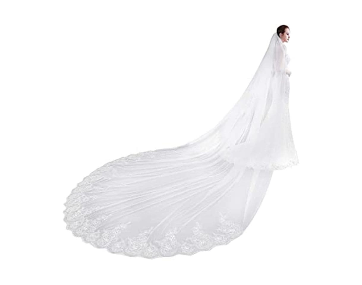 Producto BESTOYARD Velo de Novia Largo Nupcial con Peine