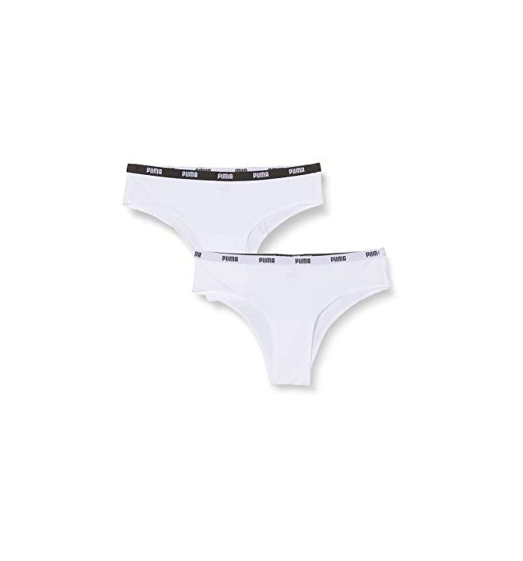 Fashion PUMA Brazilian Comd 2p Pack Braguita brasileña, Blanco