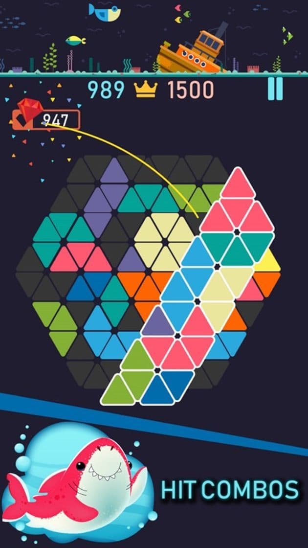 Videojuegos Trigon : Triangle Block Puzzle