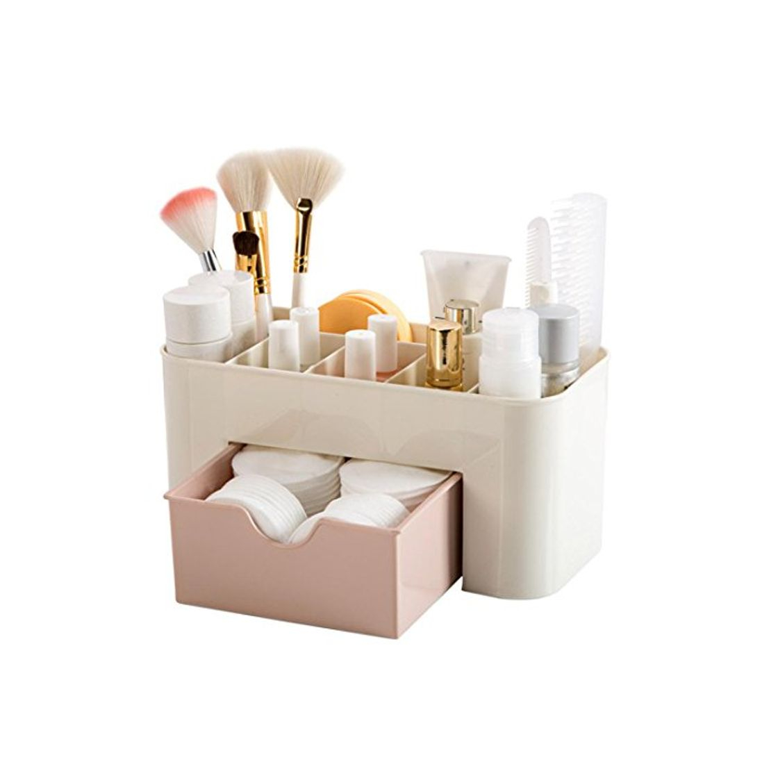 Fashion MYQyiyi PP Organizador de Maquillaje Cosméticos Caja de Almacenamiento con Cajones Estuche