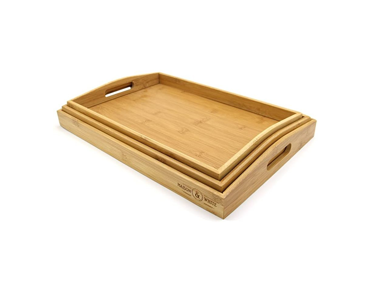 Product Set of 3 Bamboo Trays 
Marca