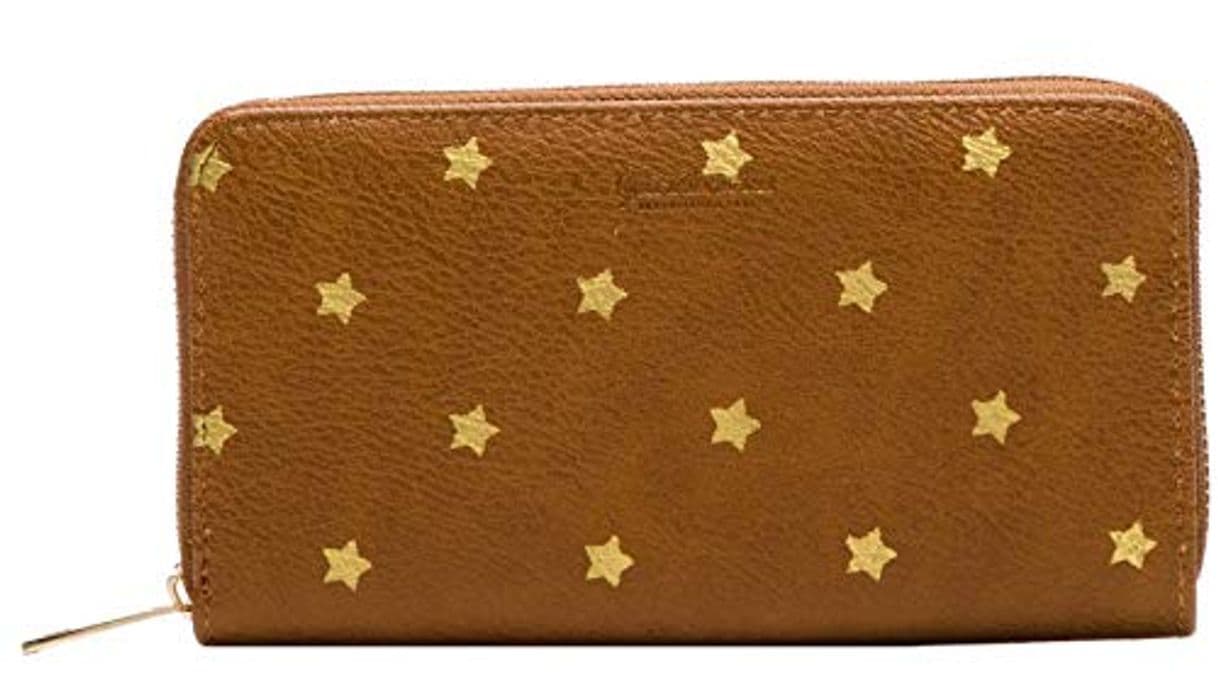 Moda Stradivarius - Cartera de piel ecológica para mujer