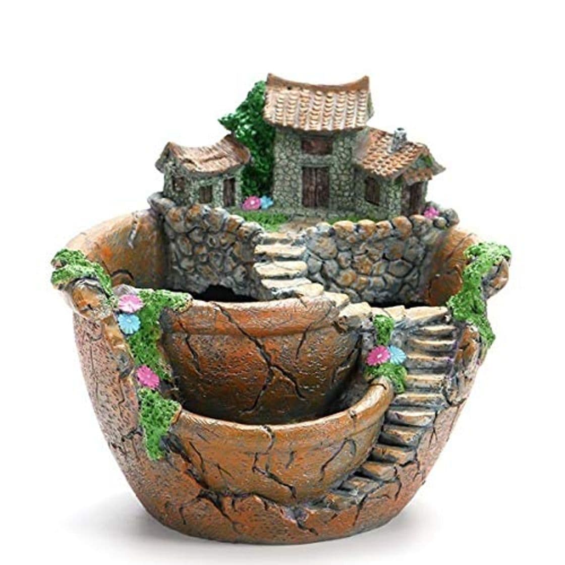 Producto Gugutogo Modelos creativos Jardín Maceta suculenta CRO Paisaje macetas de Resina artesanías Adornos de Escritorio Suministros de jardín decoración