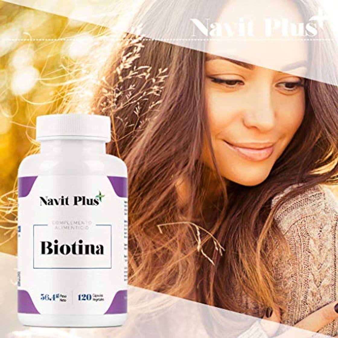 Belleza Biotina 10000mcg. Vitaminas de Biotina pura para fortalecer y evitar la caída