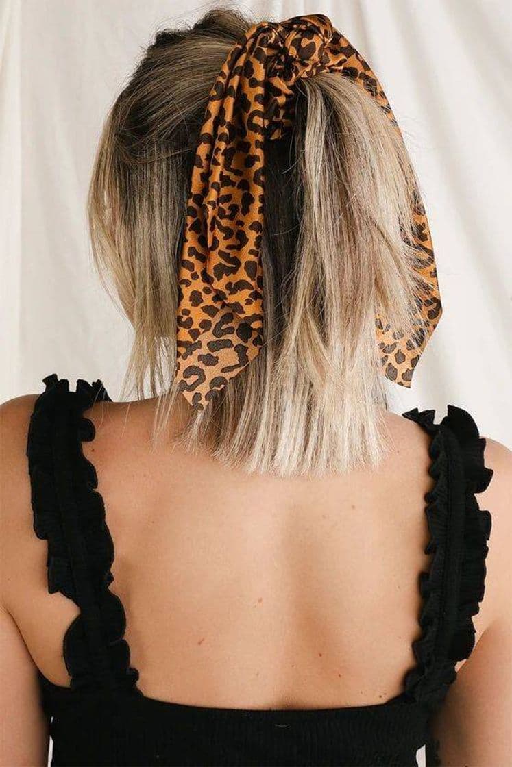 Moda Cabelo curto + lenço 