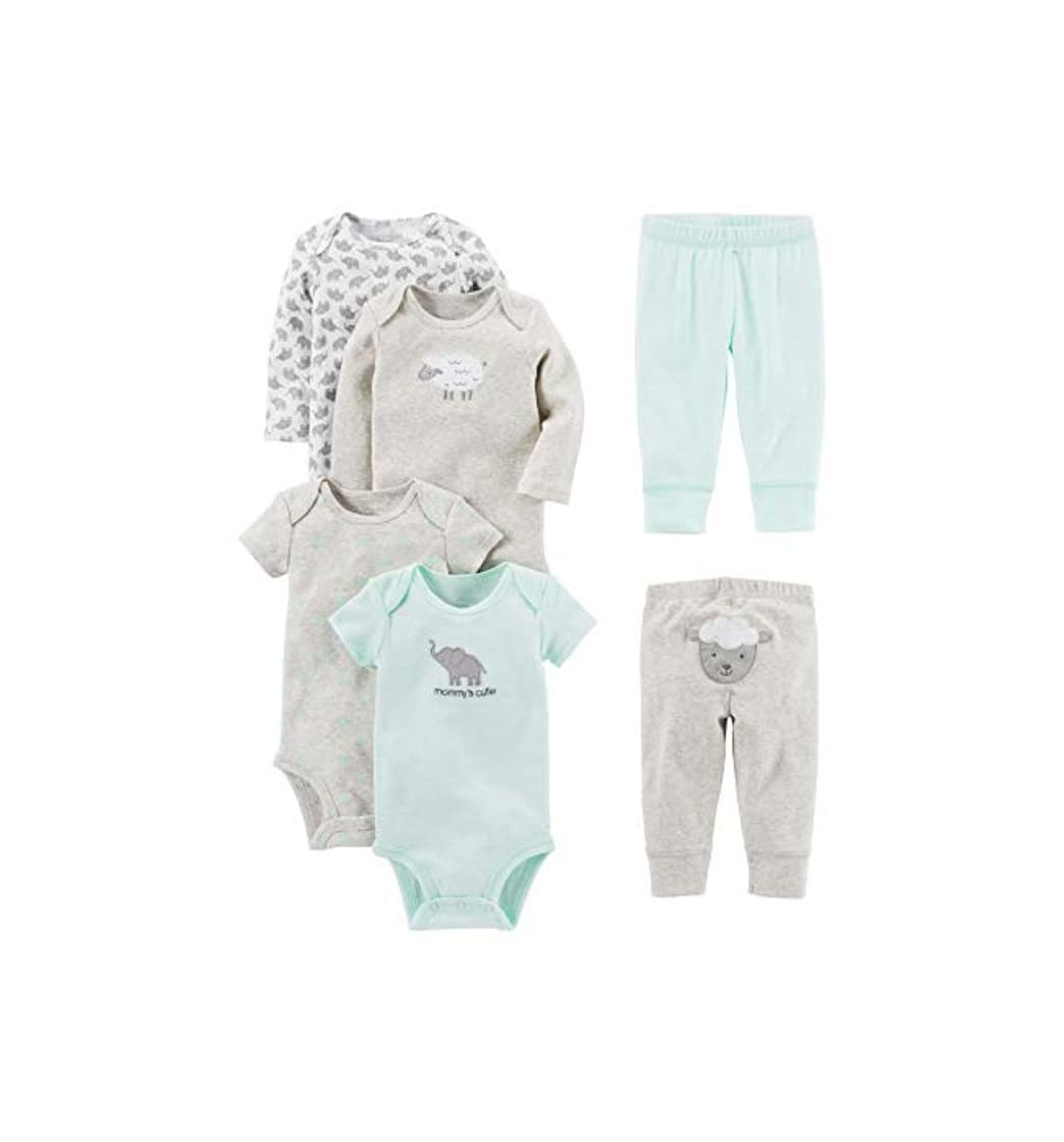 Producto Simple Joys by Carter's - Conjunto de 6 piezas de body para