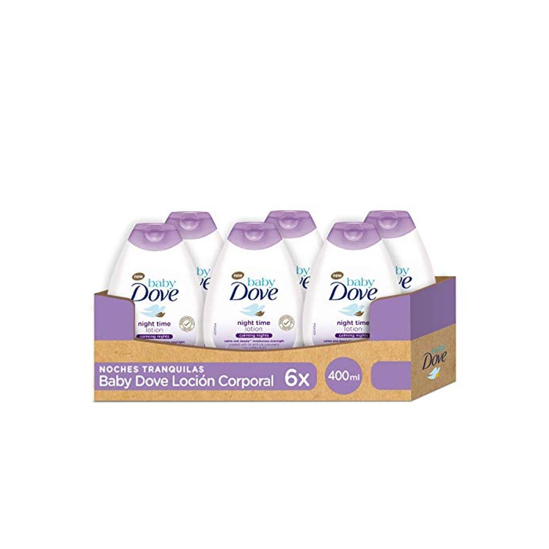 Producto Baby Dove Loción para bebés Noches Tranquilas - Pack de 6 x