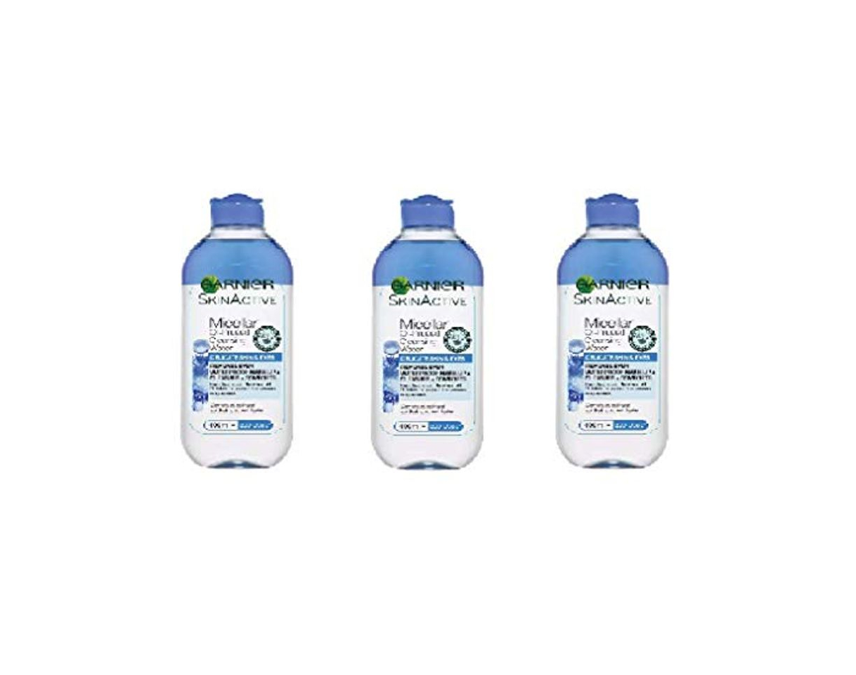 Producto Garnier Skin Active Micellar Agua de limpieza en aceite Delicado Piel y ojos 3 x 400 ml