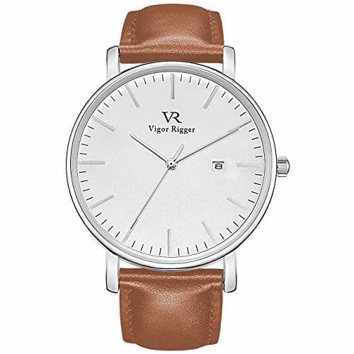 Producto Vigor Rigger Mujeres Reloj Minimalista Hombres Modernos Relojes Fecha Pantalla Caballeros Reloj