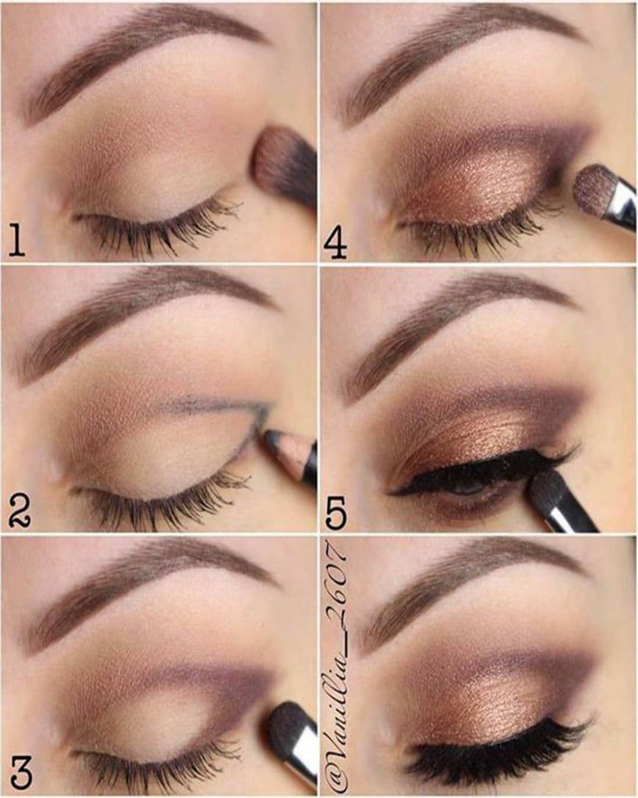 Fashion Idea de maquillaje con la v externa marcada