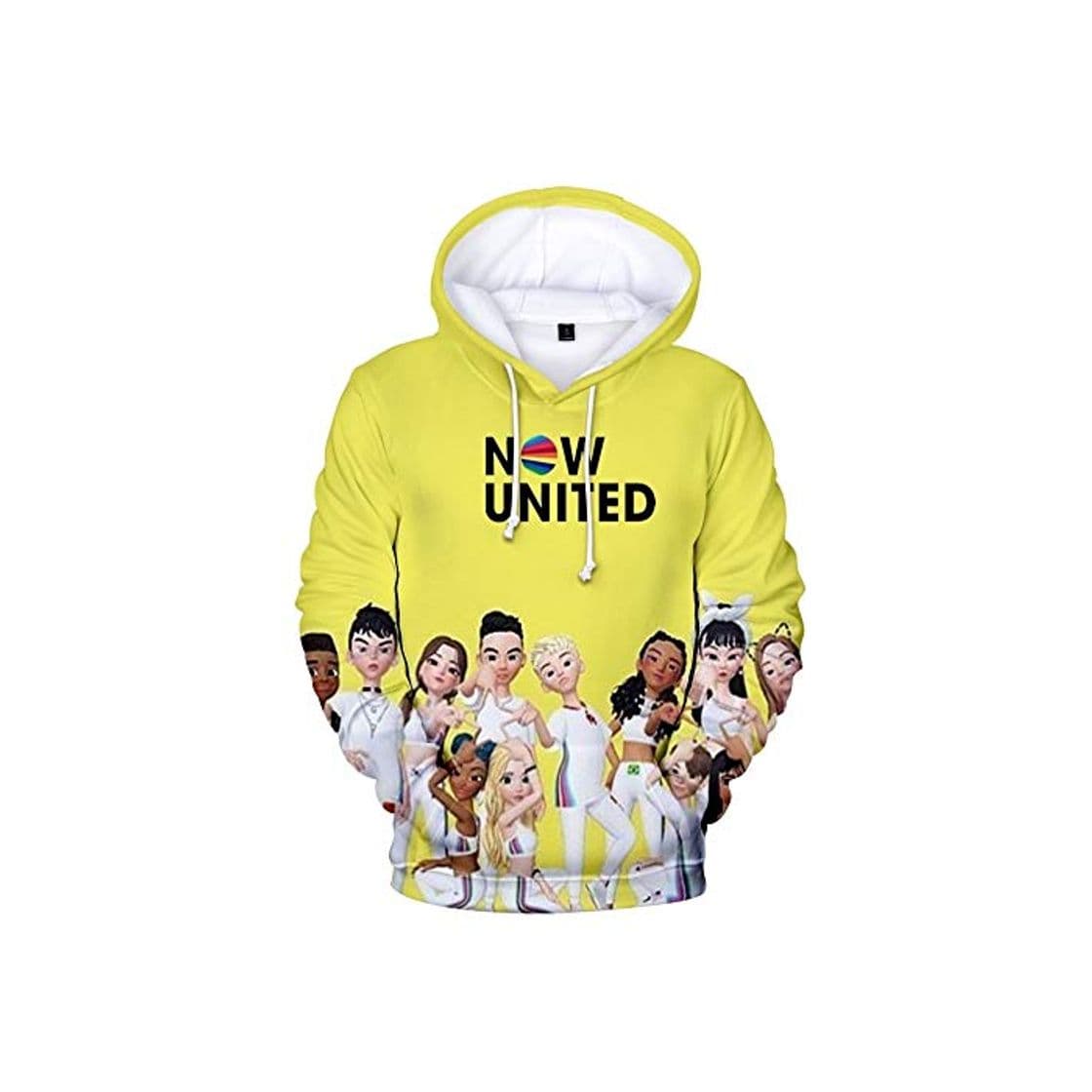 Fashion WAWNI 2020 New Now United Sudadera con capucha para hombre y mujer 3D Noah Urrea Pullover Unisex Harajuku Tracksui Negro 4 S