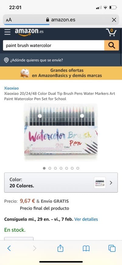 Product Bush Pens Water Markers 