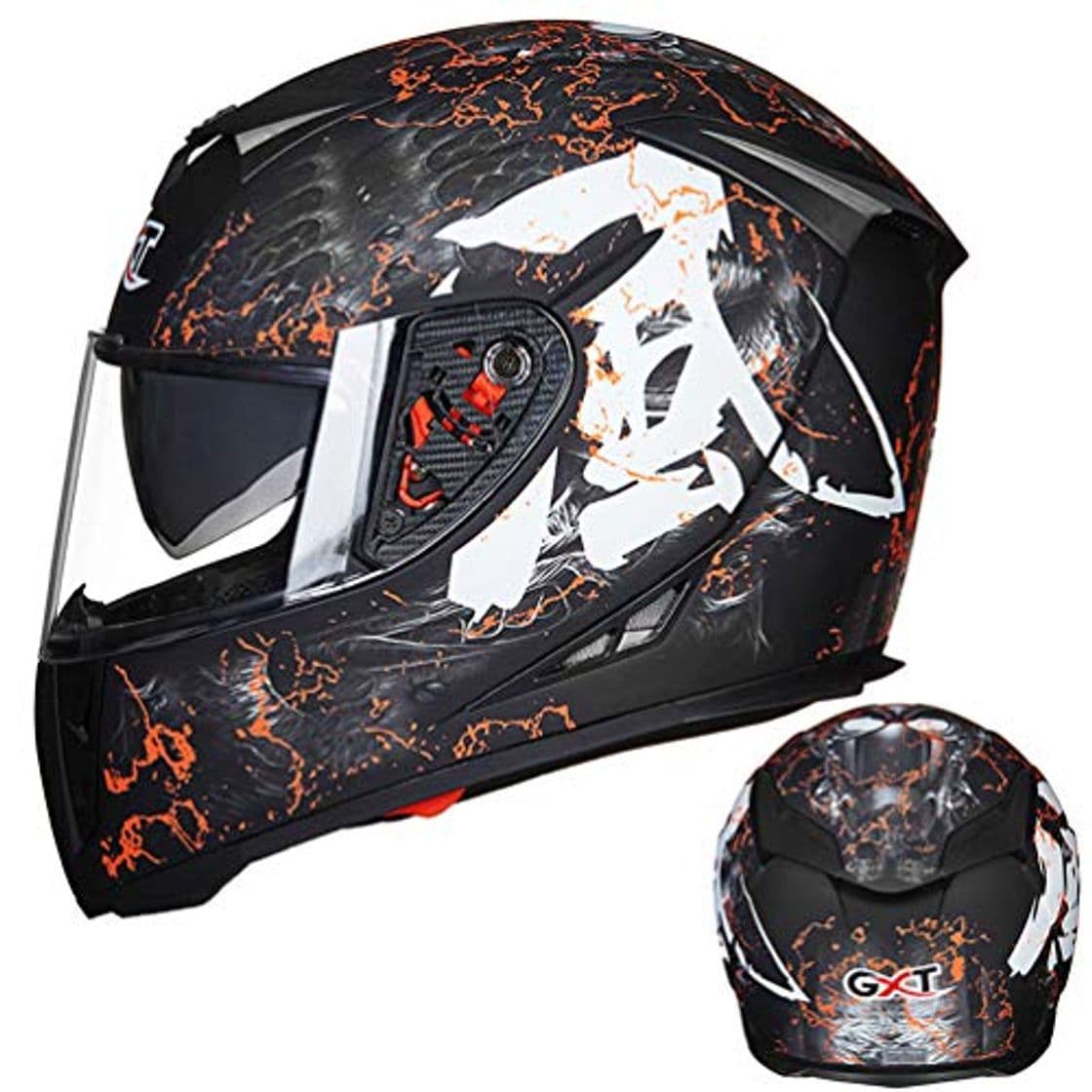 Product Qianliuk Cascos Moto Full Face Invierno Caliente Doble Visera Racing Moto Casco capacete Casco Modular Moto Helmet