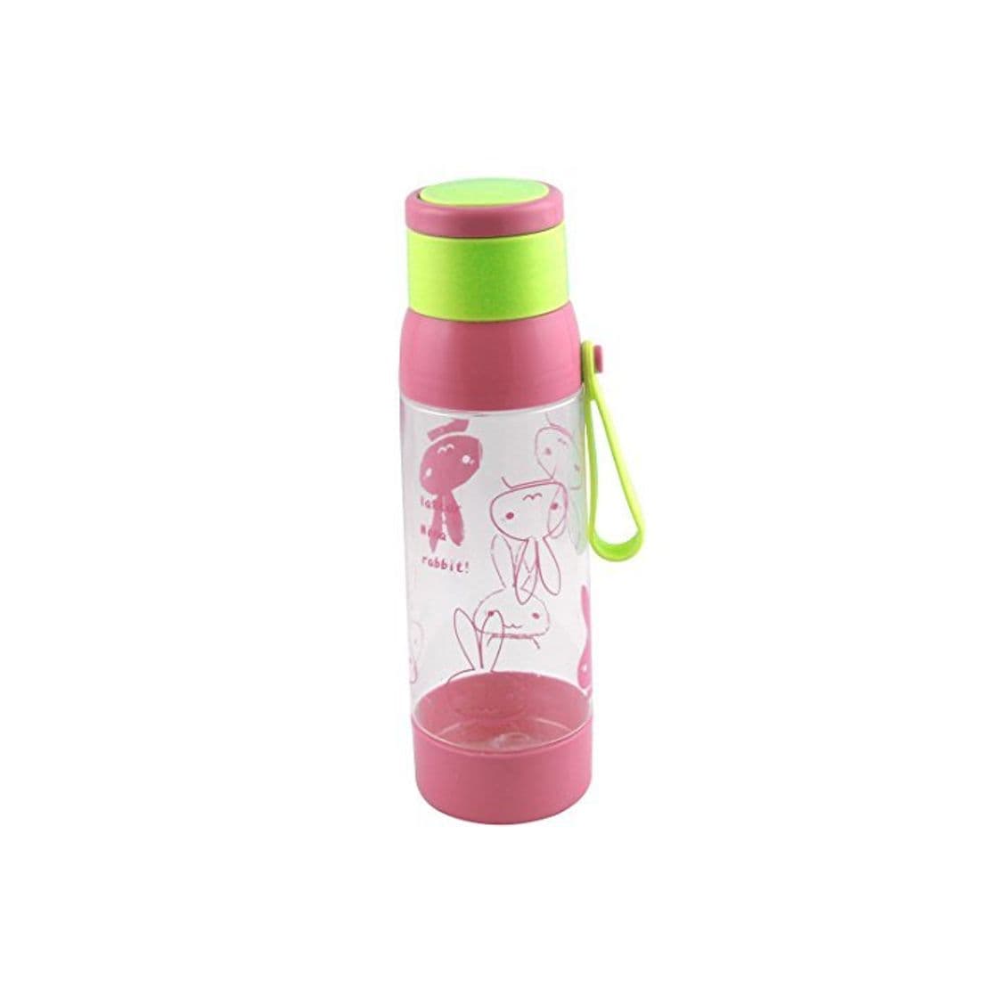 Product DealMux Plastic chá ao ar Livre Leite Filtro do esporte garrafa de água Cup Caneca 600 ml Rosa Verde