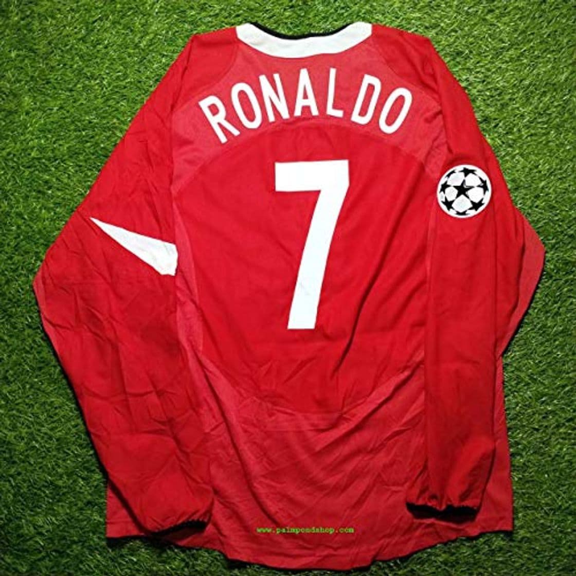 Product ZA Cristiano Ronaldo Retro Long Sleeve Soccer Jersey 2004-2006 UCL. Patch