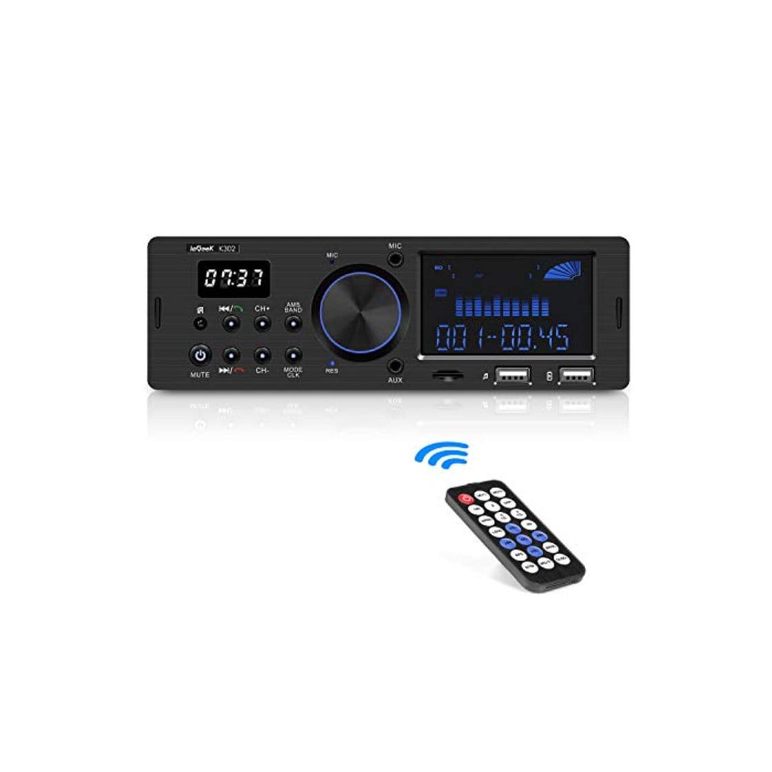 Electronic Autoradio Bluetooth Coche RDS ieGeek