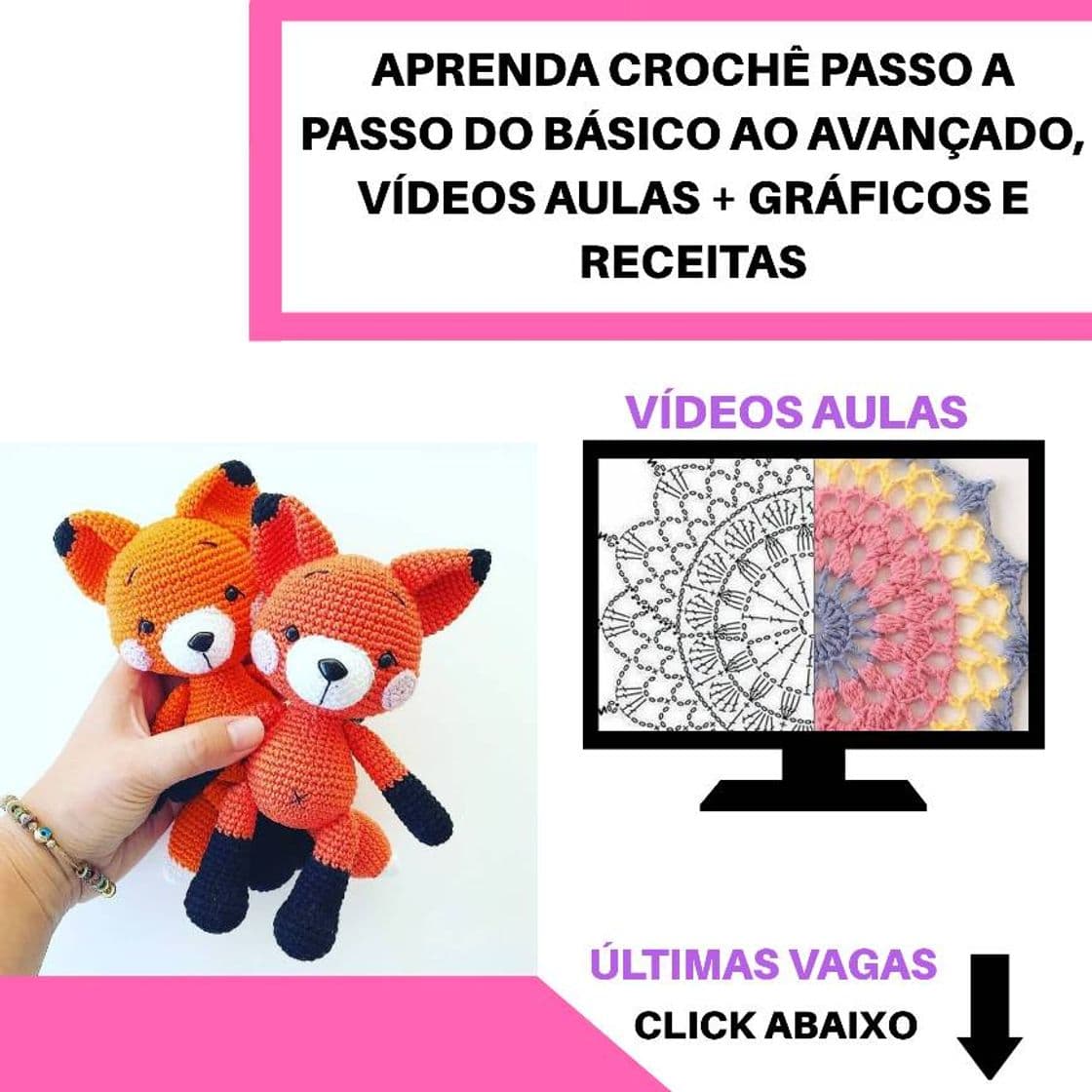 Moda Quer aprender a fazer crochê do zero ??? 