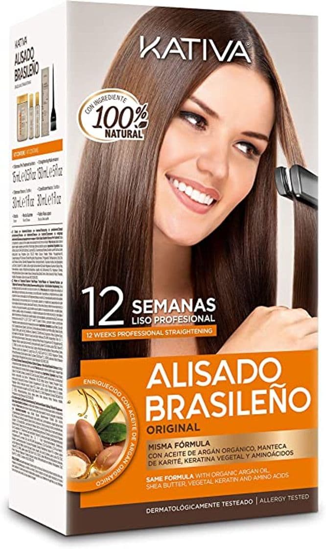 Beauty Kativa Keratina y Argán  - Kit de Alisado Brasileño 