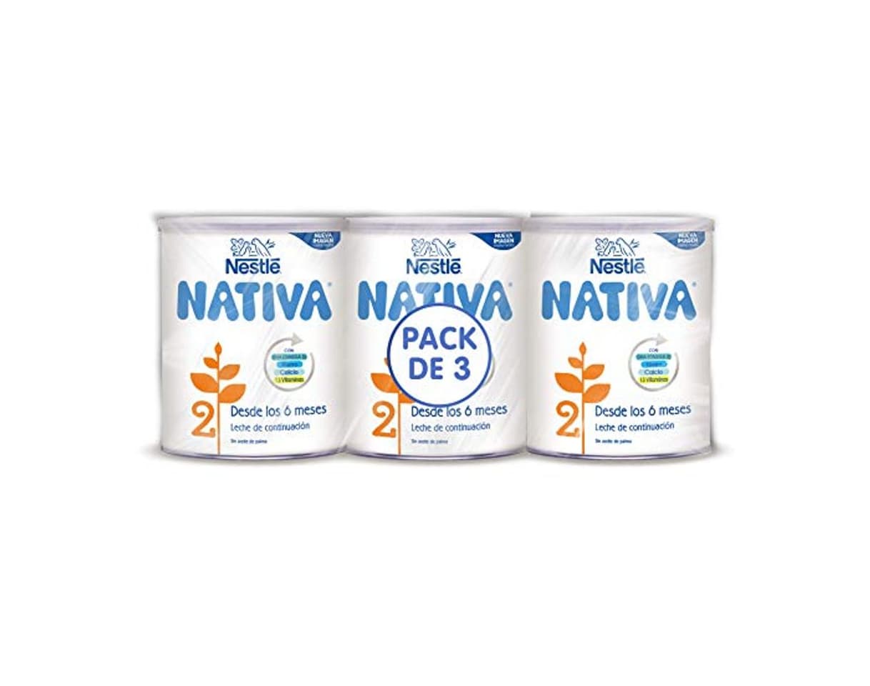 Product Nestlé NATIVA 2- Leche de continuación en polvo- Fórmula para bebés- A