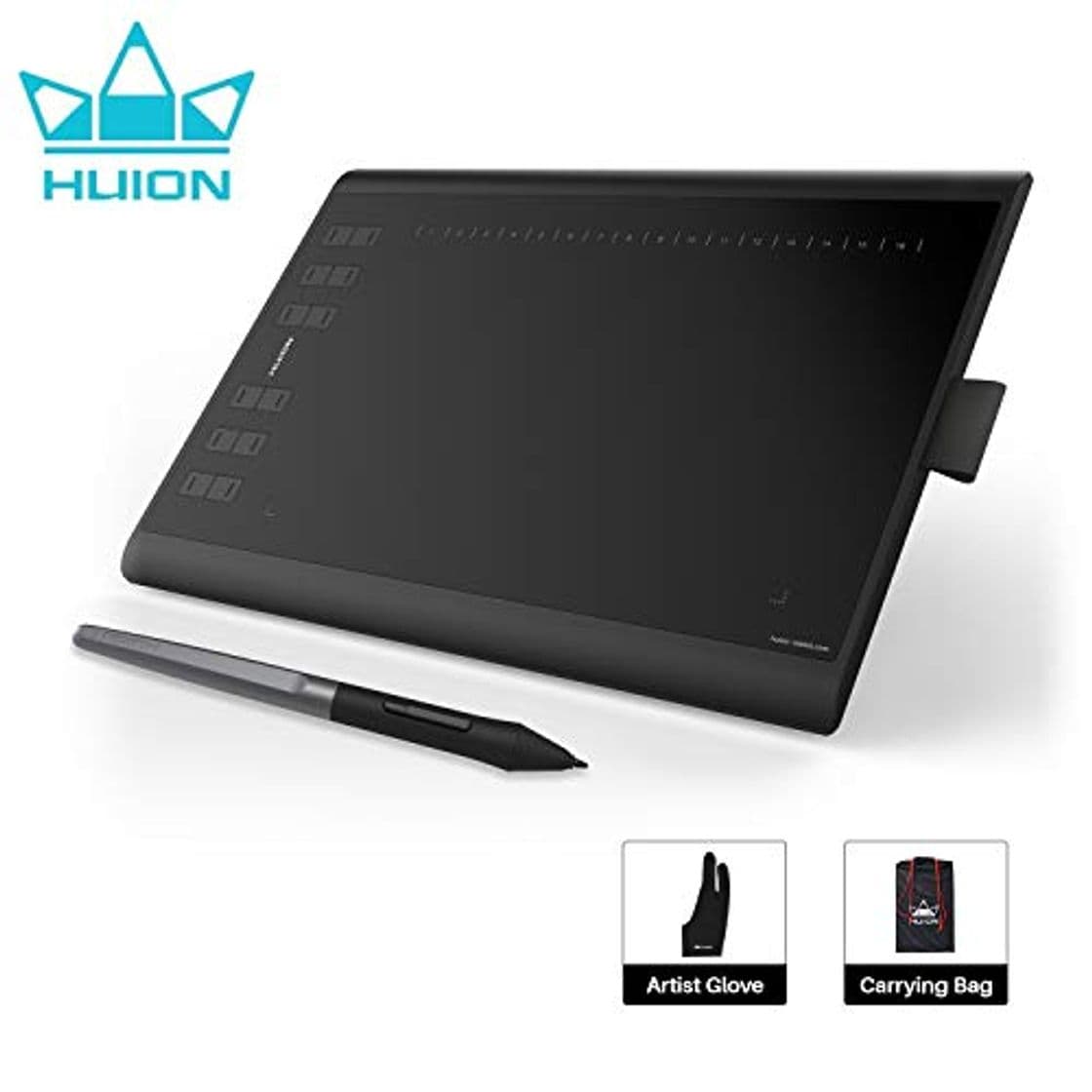 Electronic HUION NEW 1060 PLUS Tableta Gráfica con 8192 liveles de presión 12+16