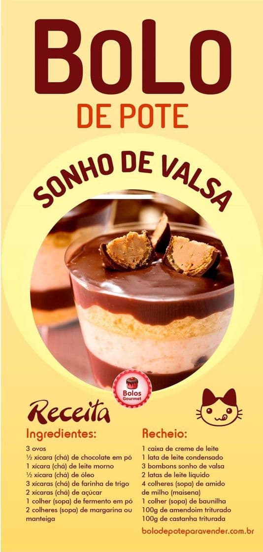 Moda Bolo de pote - Sonho de Valsa✨🥧