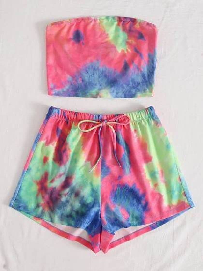 Moda Conjunto tiedye🌈✨