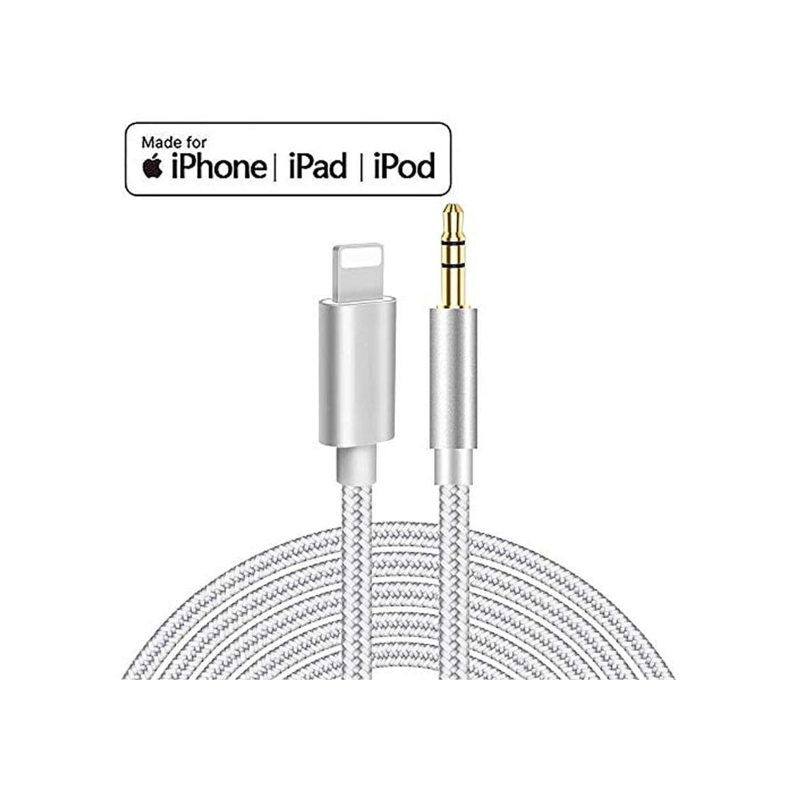 Product Cable Auxiliar para iPhone Cable Auxiliar para Auto a Jack Adaptador de