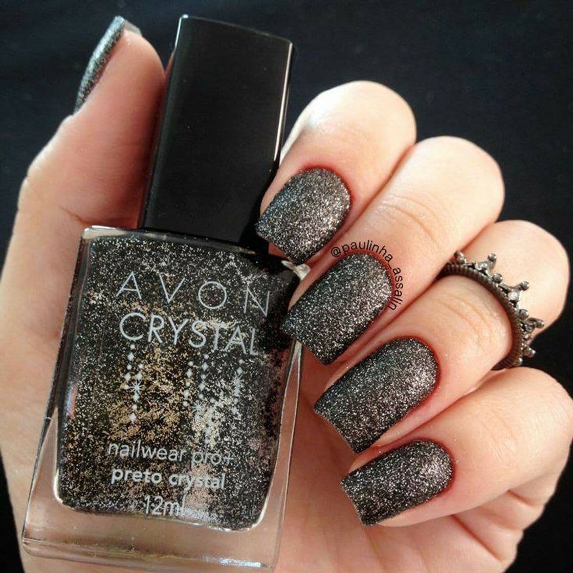 Moda Unhas de glitter