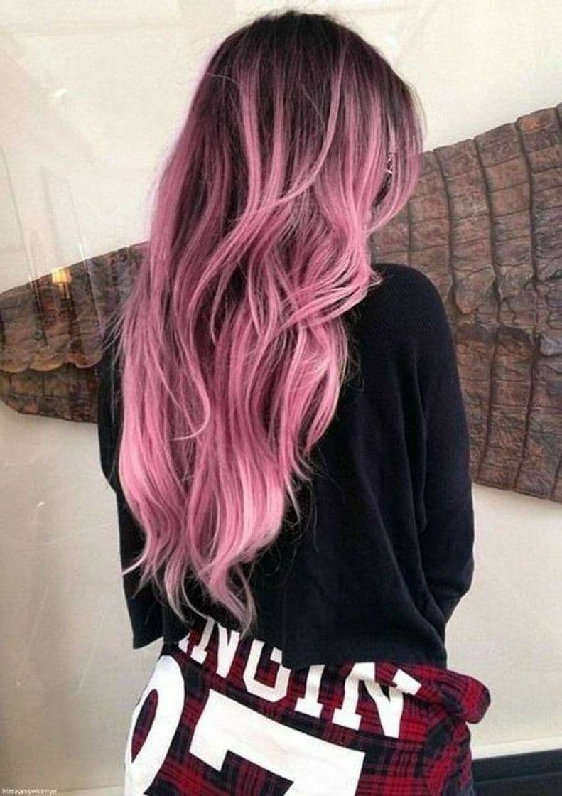 Moda CABELO ROSA