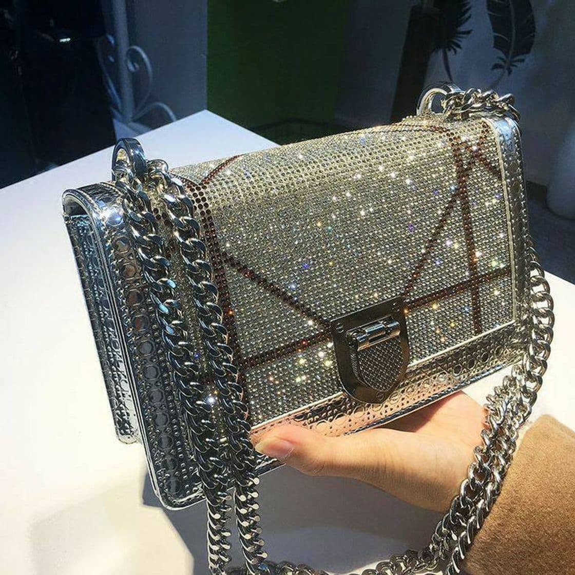 Moda Bolsa linda de brilho♡