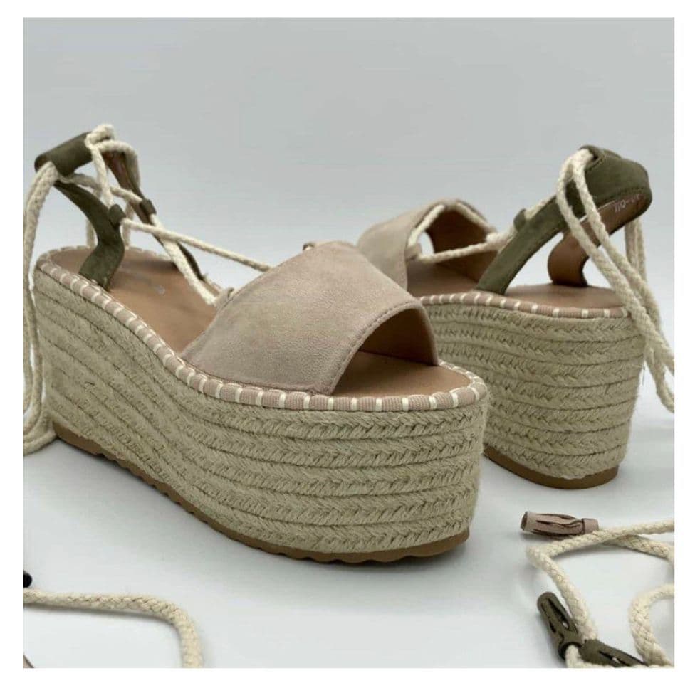 Moda Sandalias beige