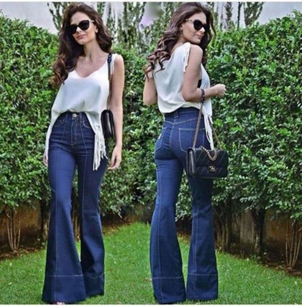 Moda CALÇA JEANS FLARE FEMININA - Loja Bastiana - Roupas