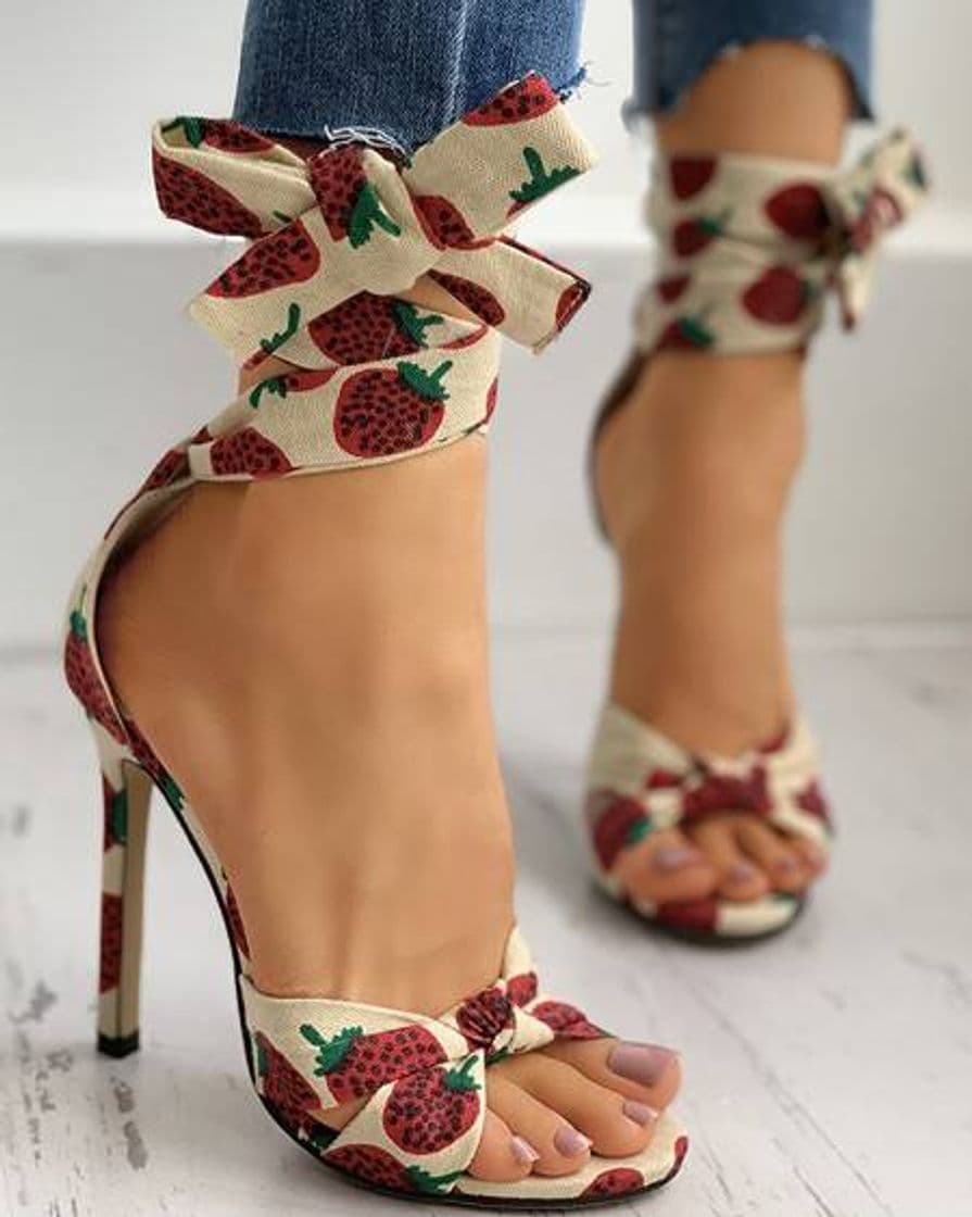 Moda Sandalia fresas