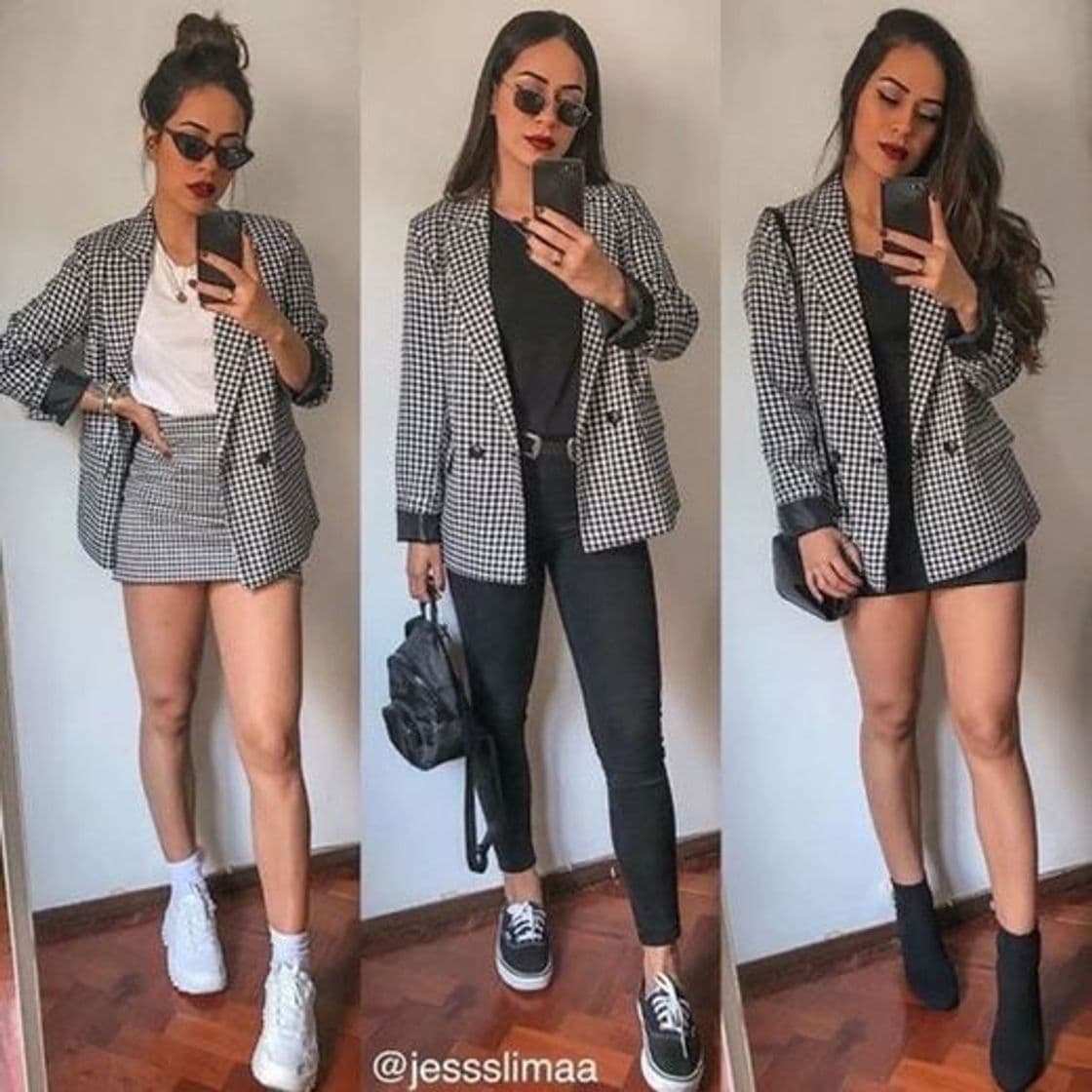 Moda 3 looks e uma peça 💕