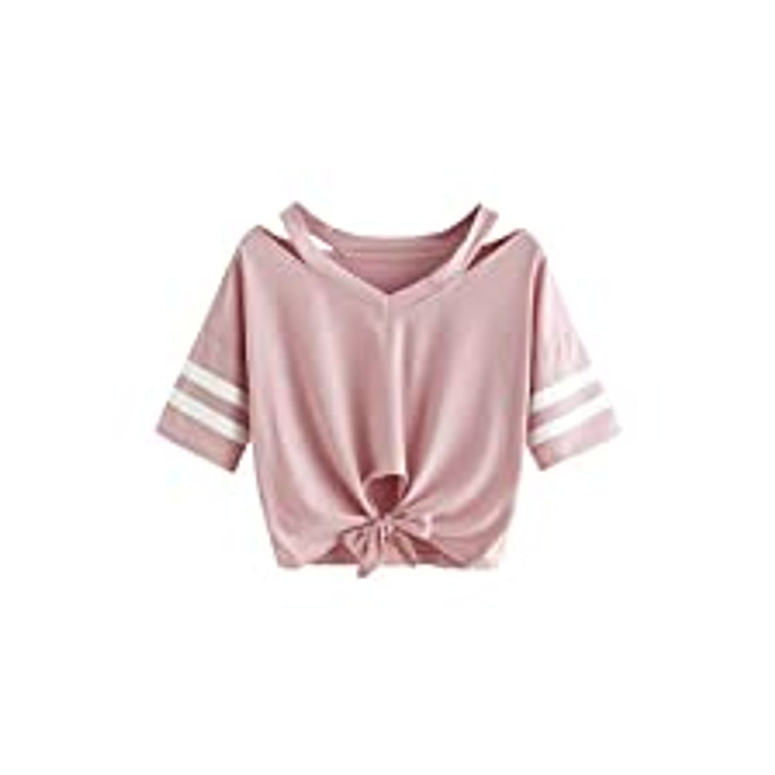 Moda Sallydream Camiseta Corta para niñas Adolescentes 2019 Moda Verano Sexy Tops de