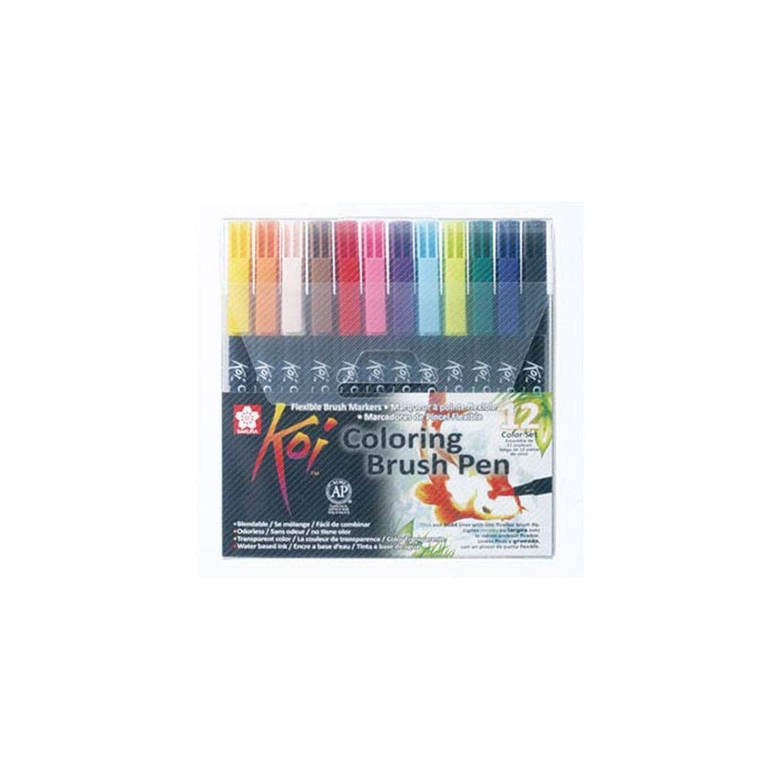 Electrónica Sakura KOI Coloring Brush Set 12 - Pack de 12 rotuladores