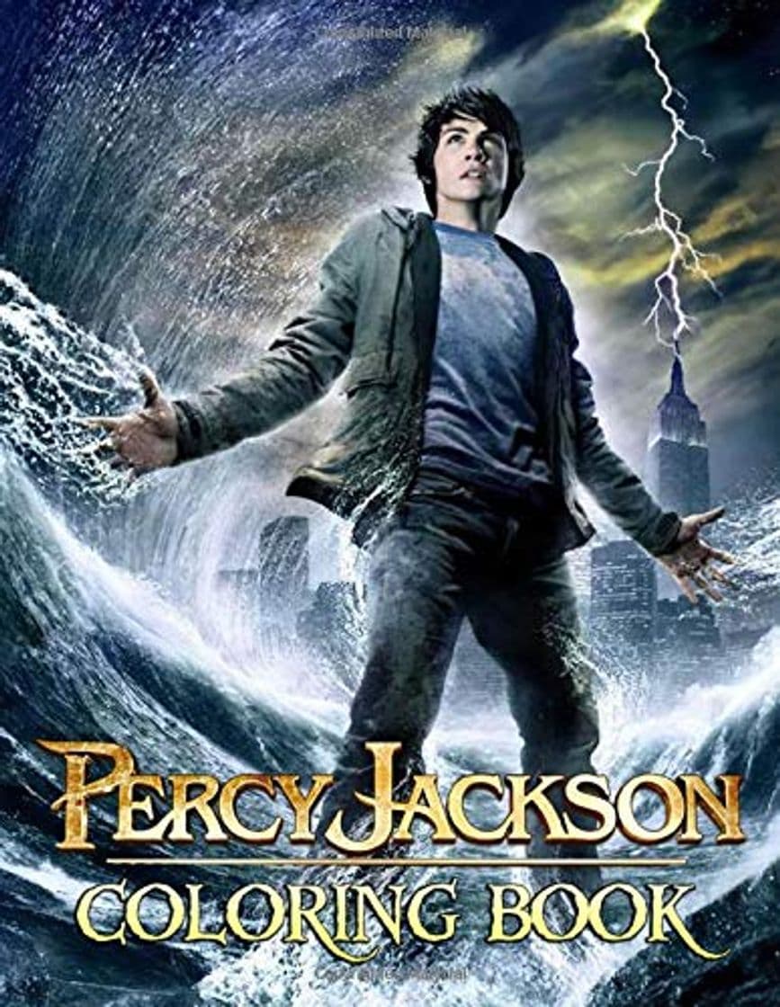 Libro Percy Jackson Coloring Book: Great Coloring Book For Kids And Adults Relaxation