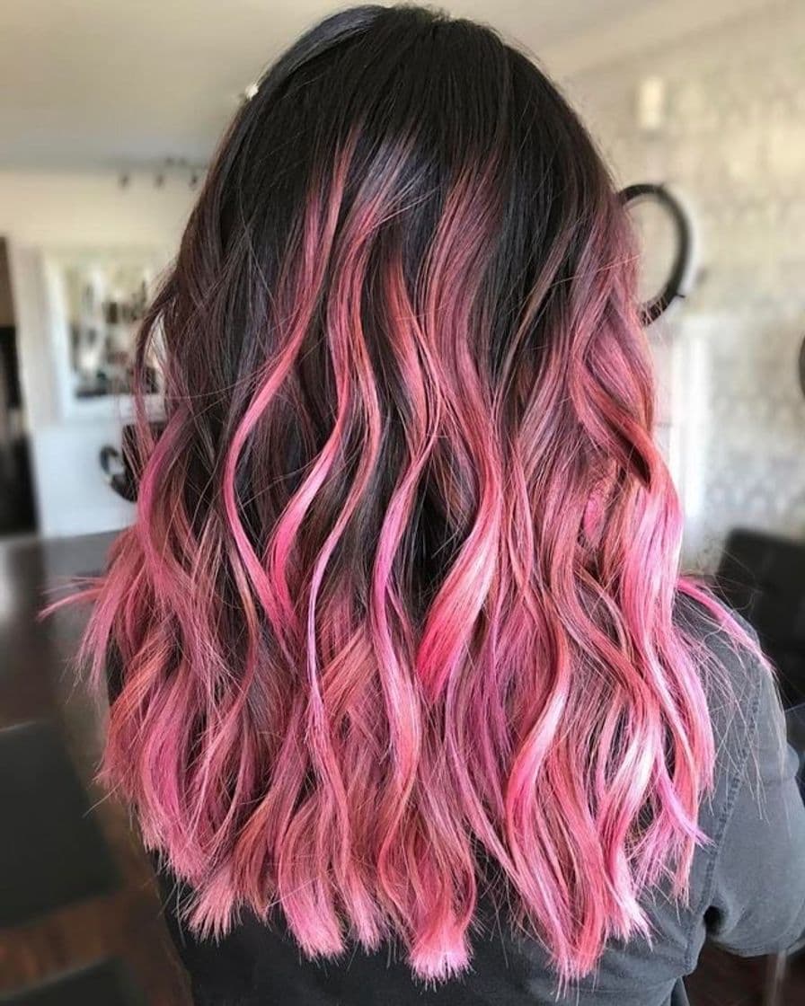 Fashion HAIR pink lights 