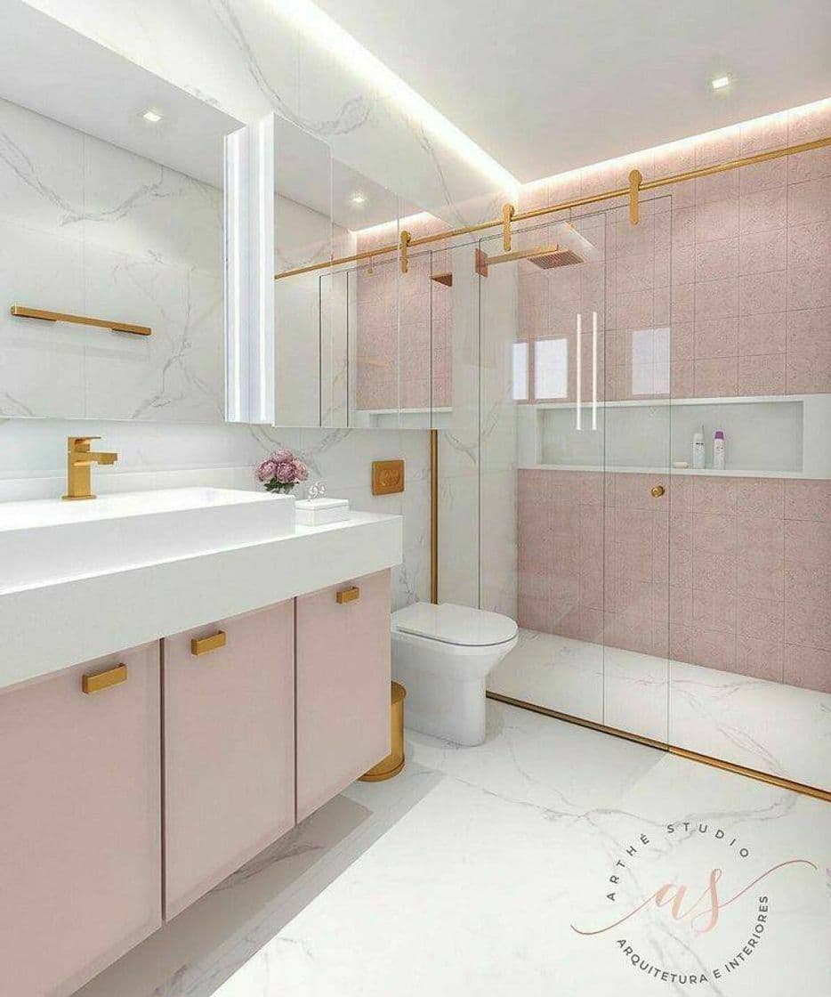 Fashion Lavabo tons de rosa