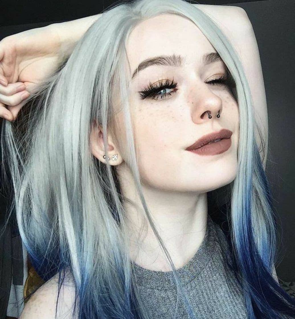 Fashion Amo el cabello gris😍😍