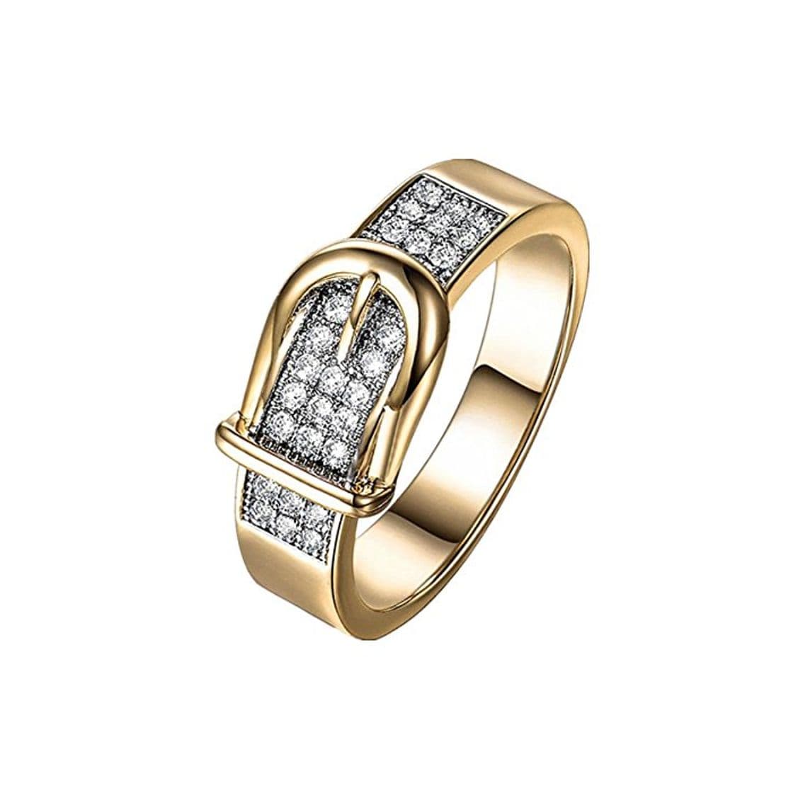 Fashion DAYLIN Moda Cinturón Anillos Zirconia Ring Cristal Anillo Joyería Regalo Para Hombre